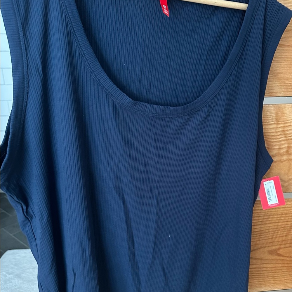 Spanx Navy Blue Sleeveless Top
